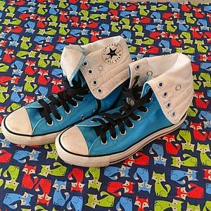 Converse All Star sz 8/6 bright blue extra hightop